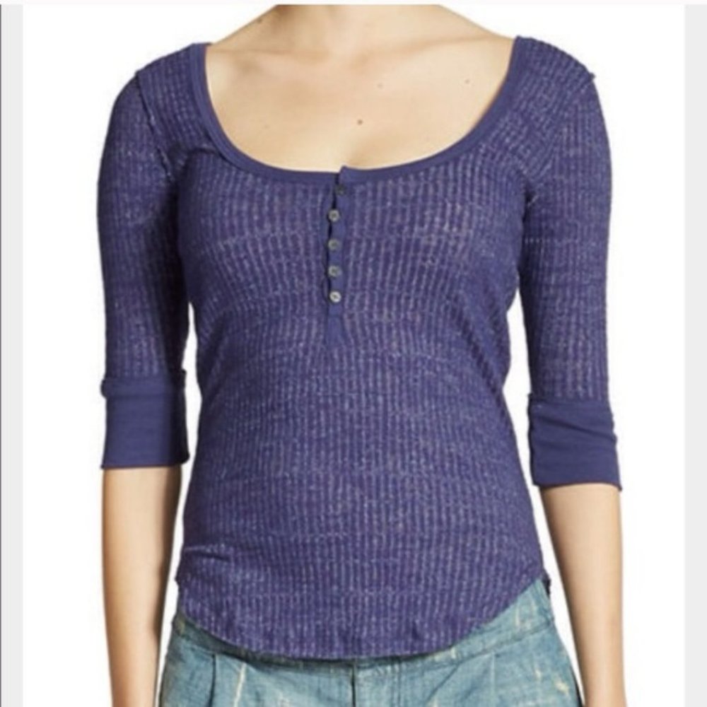Free People We The Free Sweetheart Henley